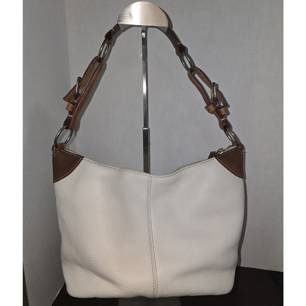 dooney and bourke hobo shoulder bag white